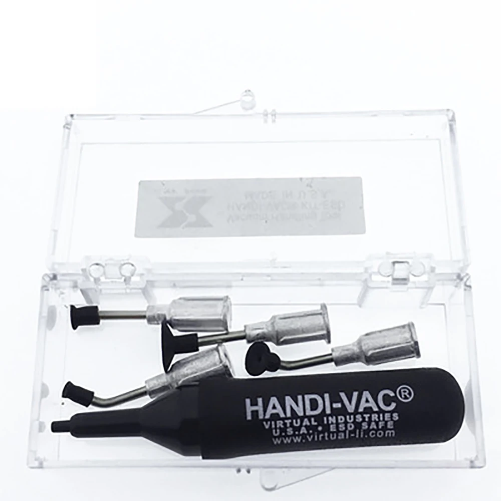 

FREE SHIPPING Anti-static Mini SMT SMD IC Chip BGA Vacuum Pump Suction Sucking Pen Picker Pickup Hand Tool with 3 Suction Header