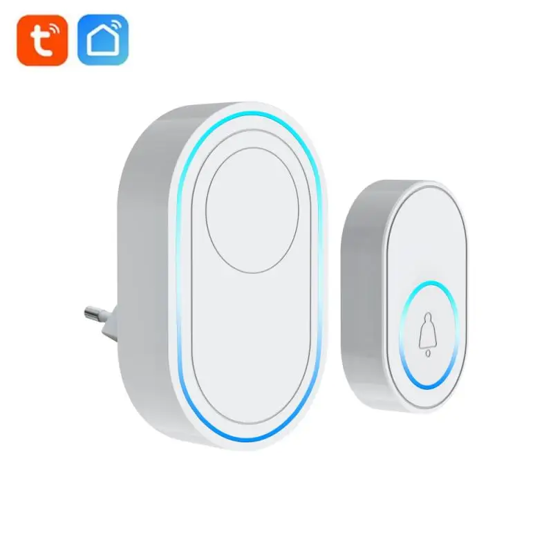 

Беспроводной дверной звонок с Wi-Fi и светодиодной подсветкой, 58 песен