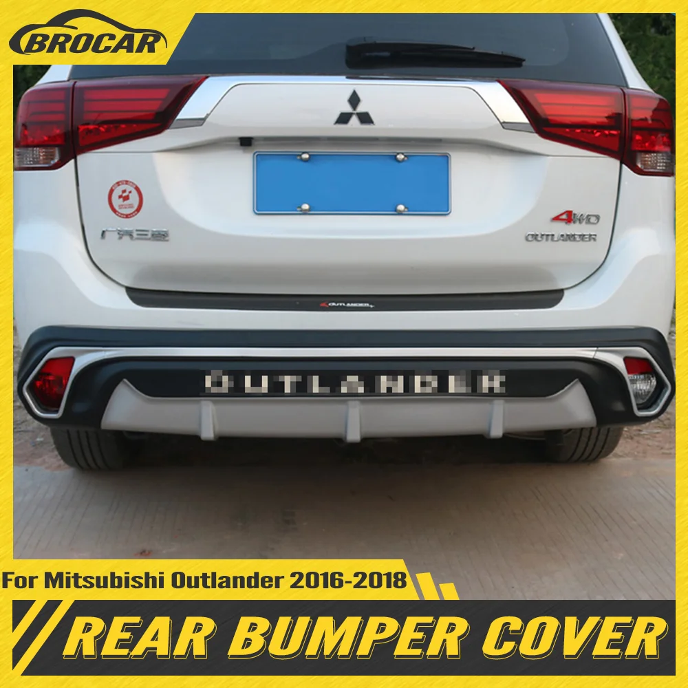 BROCAR для Mitsubishi Outlander 2016 2017 2018 Высокое качество ABS пластик серебристый и черный