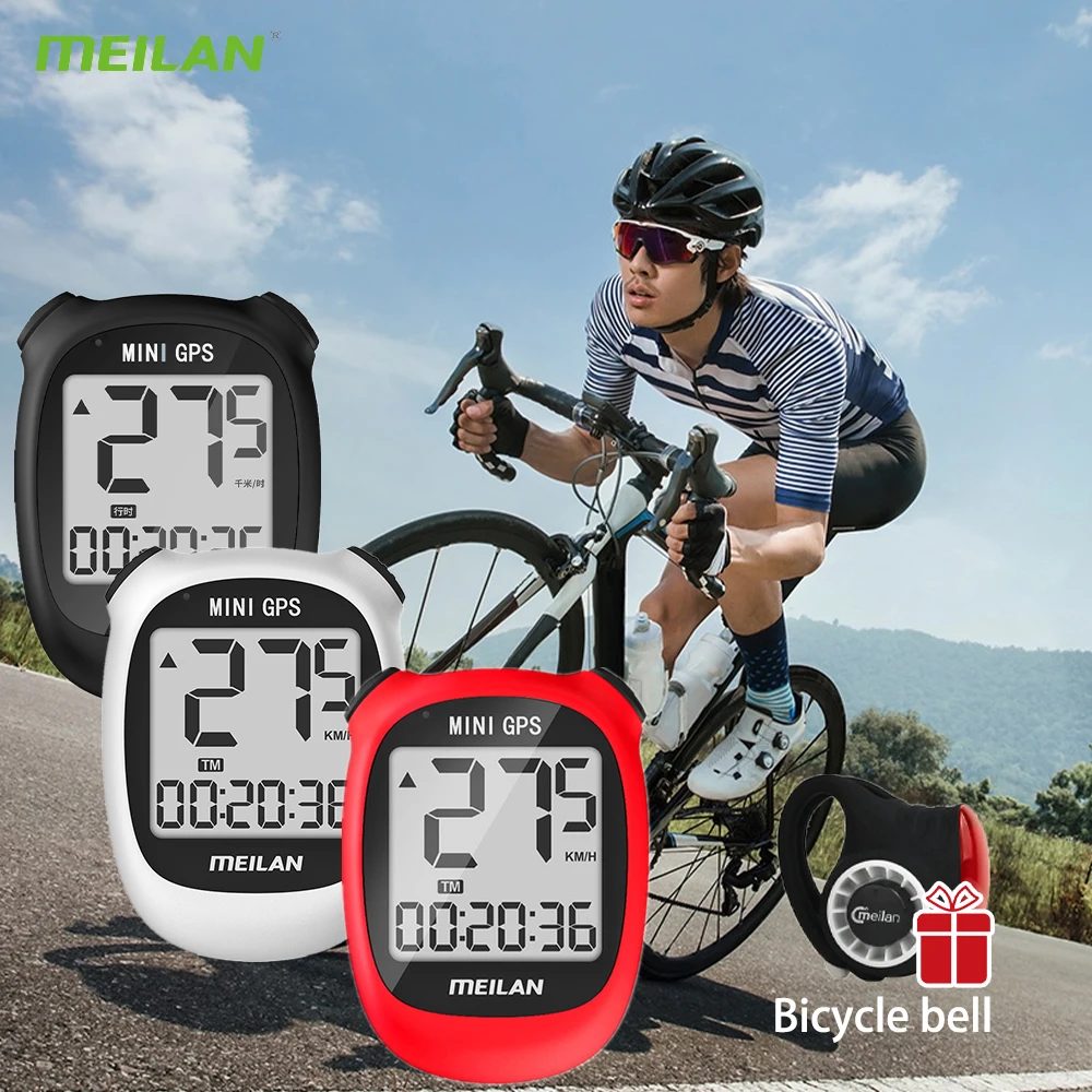

MEILAN M3 Waterproof Wireless Bicycle Computer GPS MTB Road Bike S3 Bike TailLight Bicycle Wireless Bell Cycling Accessories