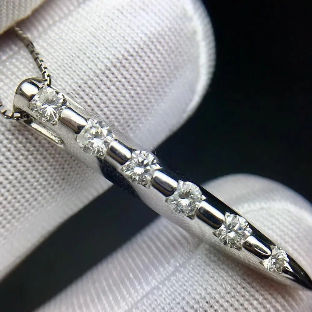 Ожерелье с бриллиантами ювелирные изделия из чистого 18-каратного золота