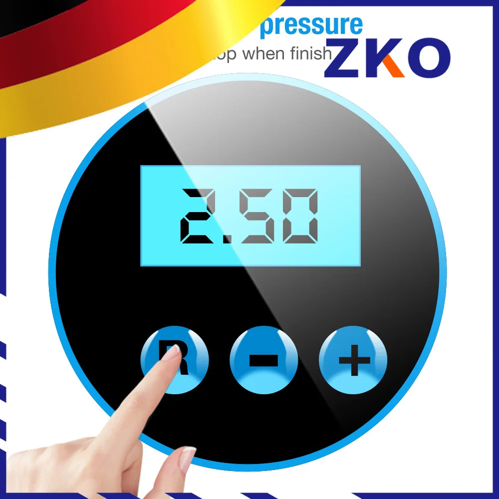 

Car Air Compressor Pump 12V Electric Tire Inflatable Portable Auto Car Tire Inflator for Car Motorcycle LED Light Tire Pump