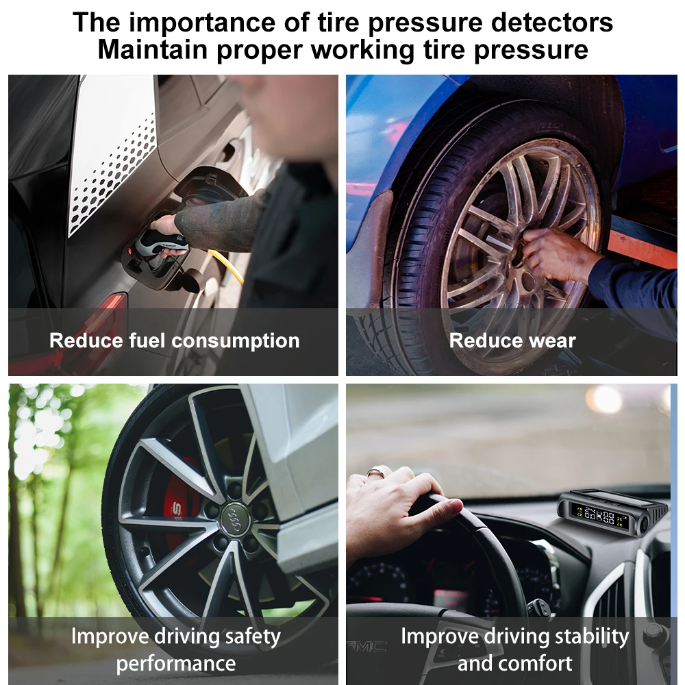 Автомобильная система контроля давления в шинах TPMS с регулируемым углом