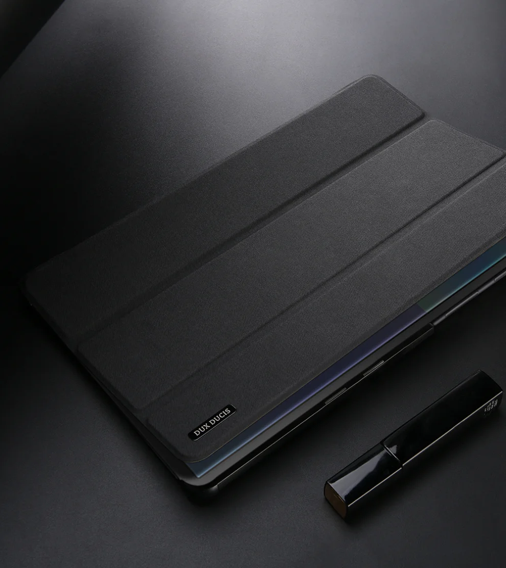 DUX DUCIS, тканевый кожаный чехол для samsung Galaxy Tab S6, Роскошный ультра тонкий флип-чехол с подставкой для samsung Galaxy Tab S6 10,", Чехол