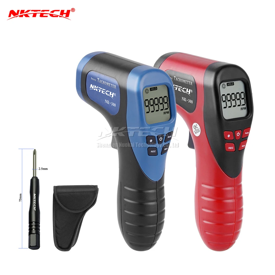 Лазерный цифровой тахометр NKTECH устройство для измерения 2 5 99999 ОБ/мин|gauge meter|digital