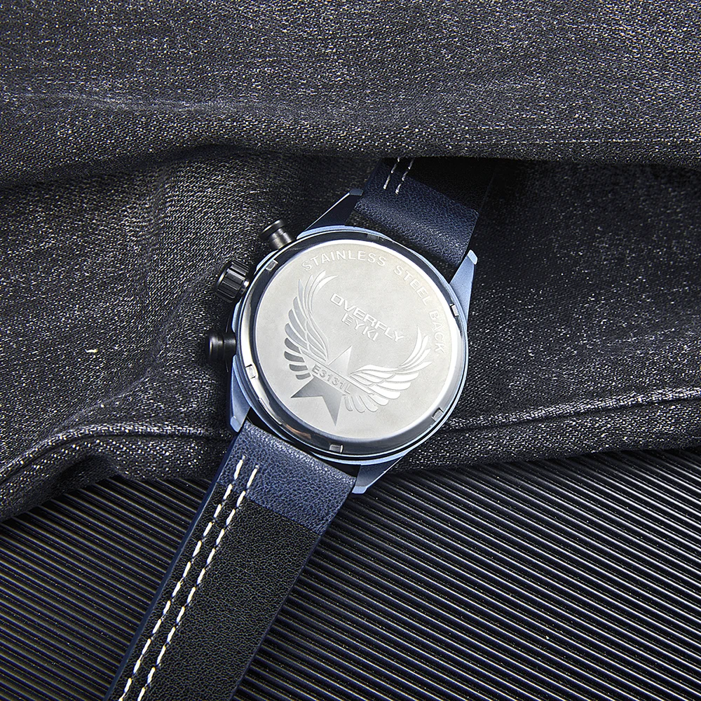 EYKI креативные кварцевые наручные часы с большим циферблатом автоматические