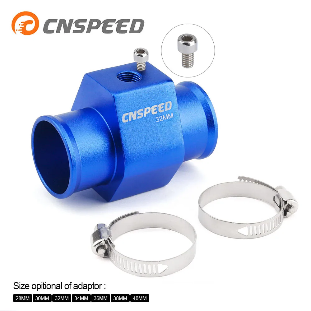 Датчик воды CNSPEED NPT 1/8 соединения труб манометр радиатор шланг адаптер 28 мм 30 32 34 36