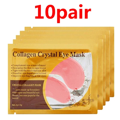 10pair style 7 10 пар, 24 к Золотая сыворотка, коллагеновая маска для глаз, маска для лица, против старения, против морщин, удаляет темные круги, мешки для глаз, гель, коллагеновая повязка на глаза - Цвет: 10pair style 7