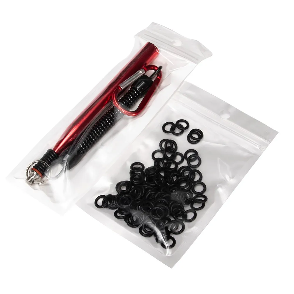 100 шт. уплотнительные кольца из алюминиевого сплава | Спорт и развлечения