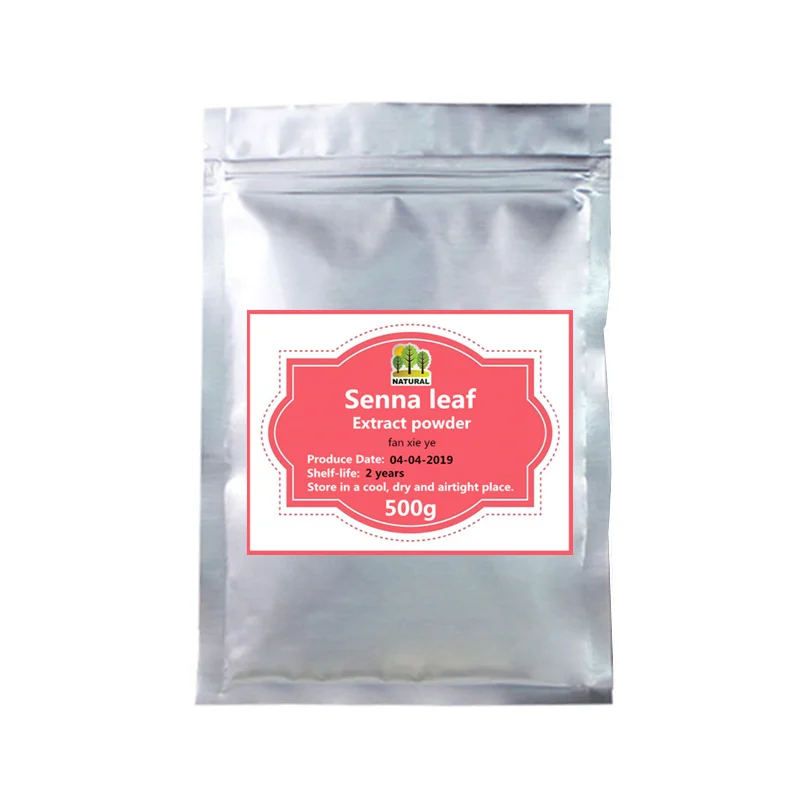 

50-1000g,Senna Leaf Extract Sennosides Powder,Natural Laxative Relieves Constipation,Colon Cleanse Fan Xie Ye, High Quality