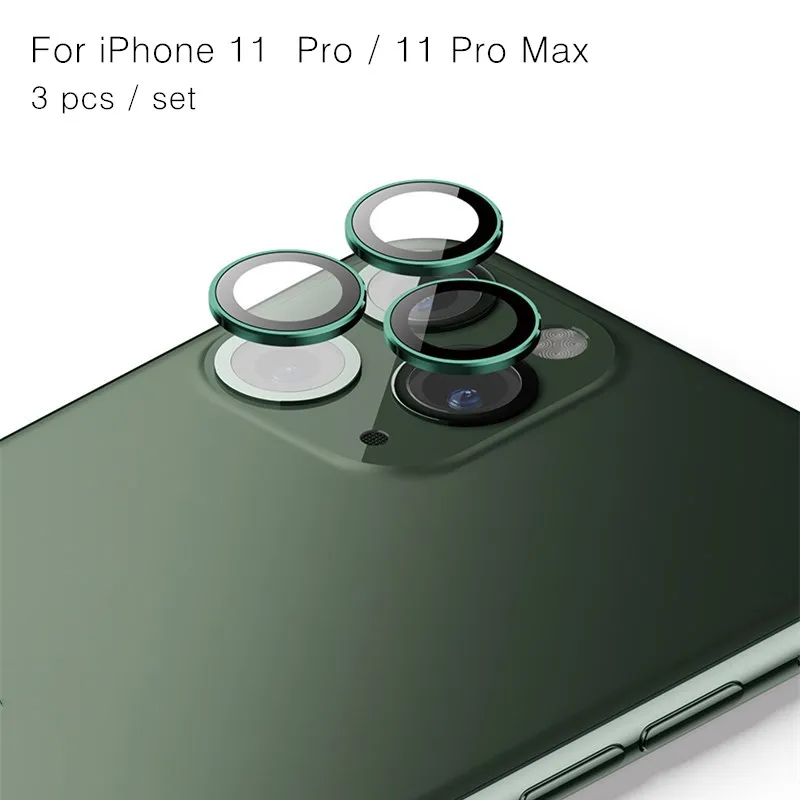 3 шт./компл. для iPhone 11 Pro Max 2019 защита камеры Алюминиевый металлический объектив