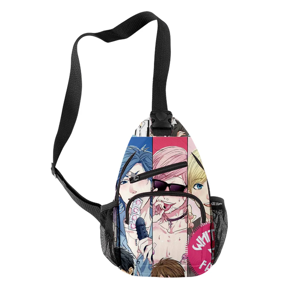 

Kawaii Yarichin B Club 3D Merch Shoulder Bag Crossbody Outdoor Sports One Shoulder Chest Daily Canvas Crossbody Bag