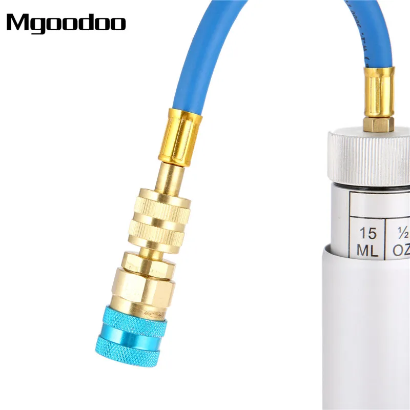 Mgoodoo ручной поворот A/C AC 2OZ масляный инжектор красителя R134a R12 R22 Snap Быстрый