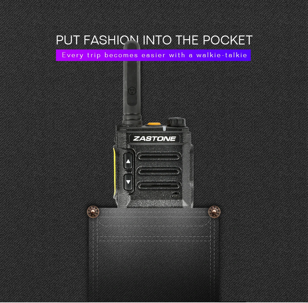 Zastone V77 Мини Портативная рация UHF 400-470MHz 1500mAh батарея HF трансивер коммуникатор портативный двухсторонний радиоприемник