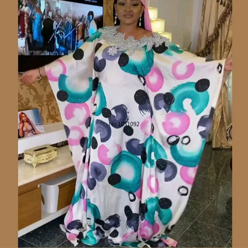 Женские вечерние платья с цветочным принтом повседневные блестящие длинным