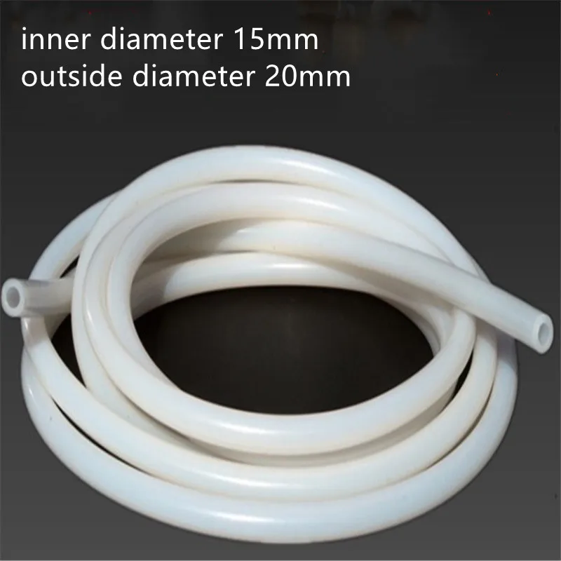 

inner 15mm outside 20mm wire edm machine wedm Silicone water pipe Cold resistant oil resistant soft antifreeze hose 2m/lot