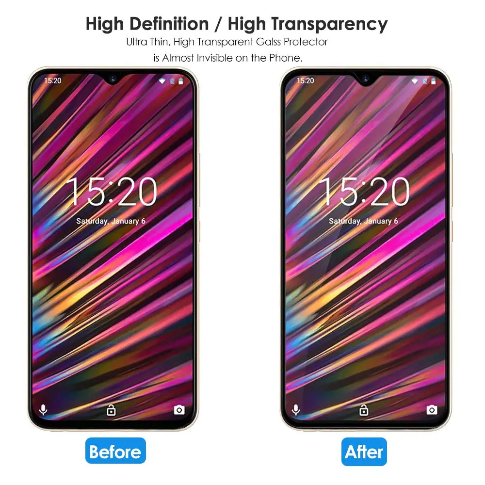 Полное покрытие из закаленного стекла Для Doogee N20 защитная пленка, стекло на Для Doogee N20 Y9 Plus Защита 9h
