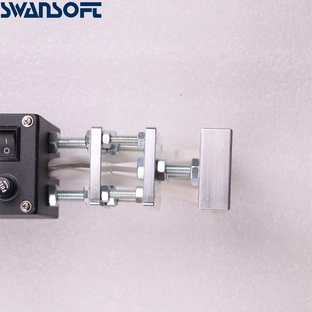 SWANSOFT Diy Портативный Пользовательский логотип машина для штамповки кожи 500 Вт 220
