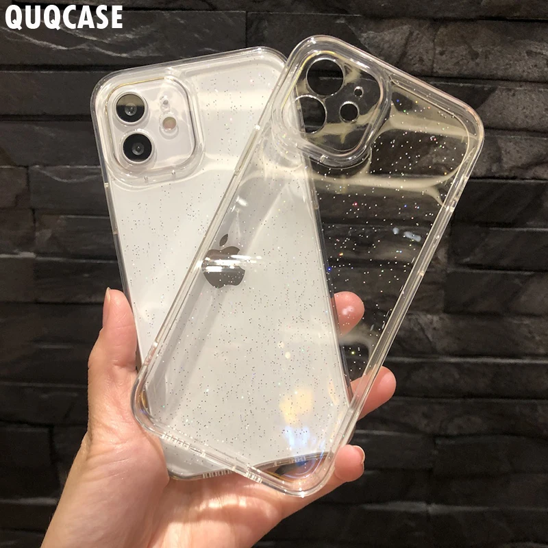 Прозрачный противоударный чехол для iPhone 14 Pro Max 13 11 12 7 8 Plus XS XR X