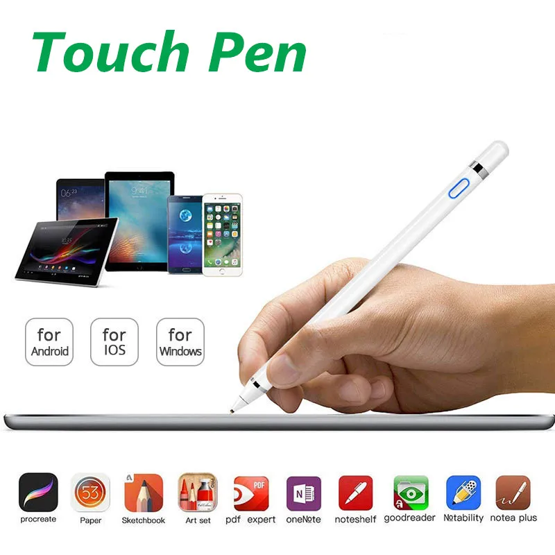 

For Apple Pencil iPad Stylus Touch Pen For Tablet iOS Android Universal Stylus Pen For Mobile Phone Huawei Samsung Xiaomi Pencil