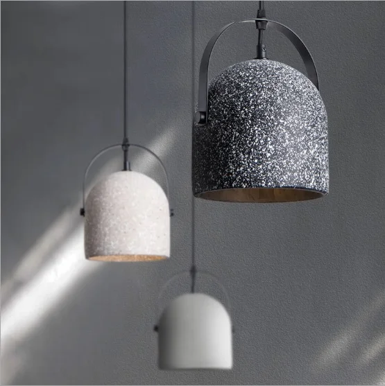 

Скандинавская цементная люстра, простой современный креативный индивидуальный светильник в стиле лофт, для ресторана, бара, кафе