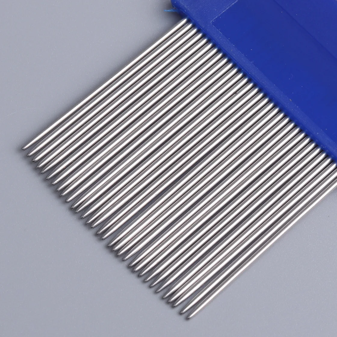 Новые длинные иглы решетки гребень для удаления вшей расчески домашних животных