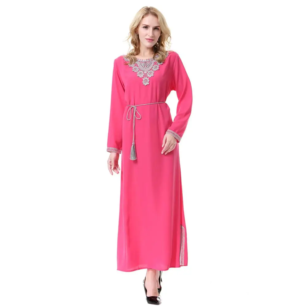 Длинное платье для девочек arabes para mujeres robe de doubai marokkaanse jurken musulman de mode turkey jalabiya, турецкое платье-кафтан