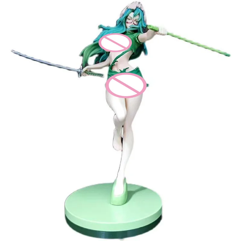 

Japanese Anime Brinquedos Neliel Tu Oderschvank Standing Posture Fighting Position Base 25cm PVC Collection Model Doll Toy Gifts