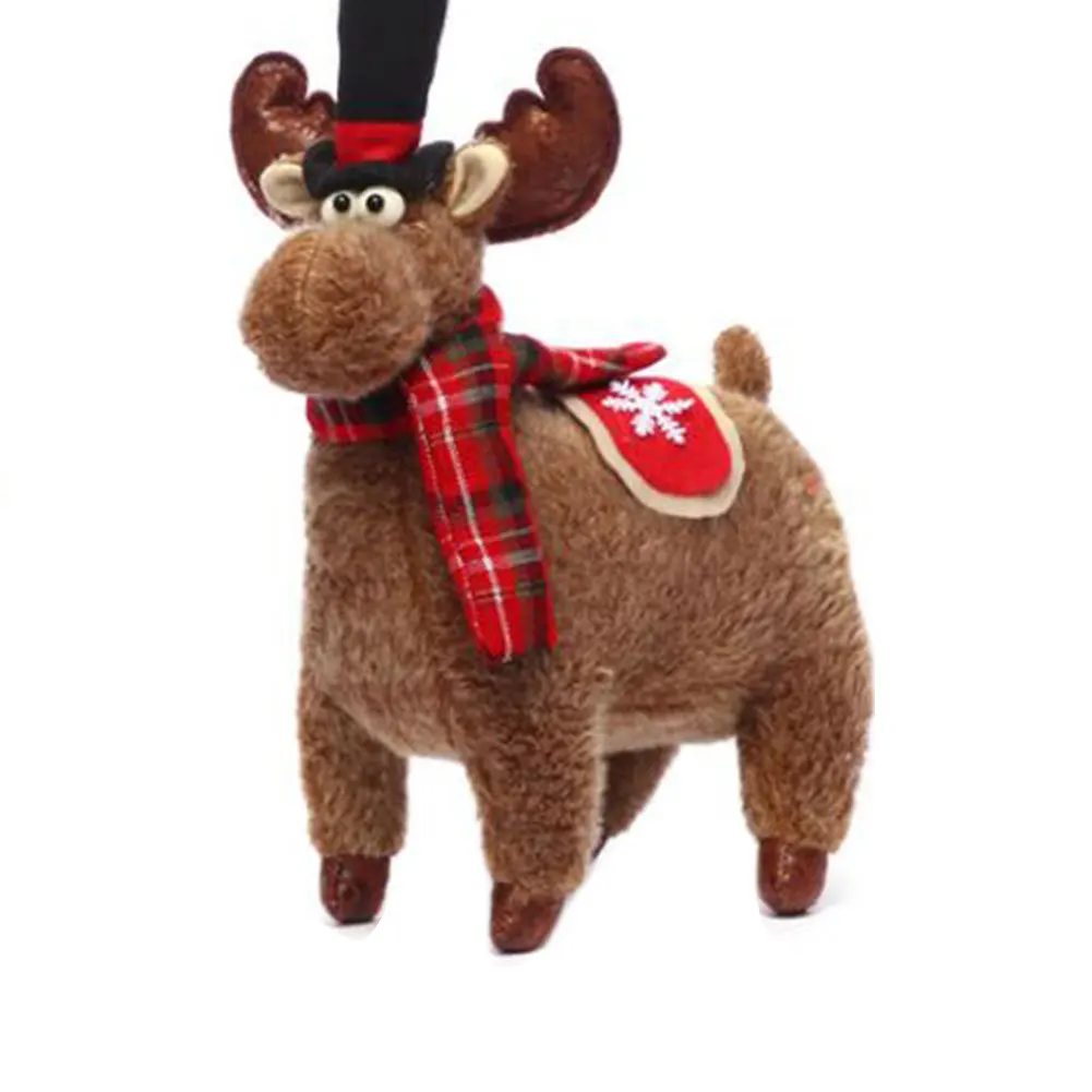 Плюшевый олень куклы рождественский подарок для детей чучело Рудольф