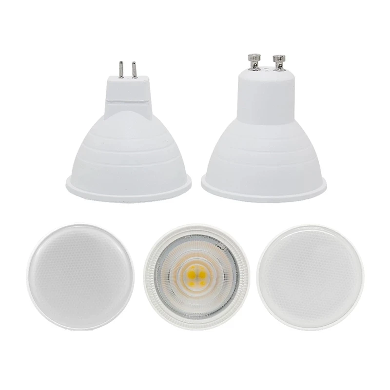 

10PCS Led Spotlight Bulb GU10 MR16 6W Cob Lamp 220V 230V 240V Cool White 6500k Nature White 4000k Warm White 3000k Spot Light
