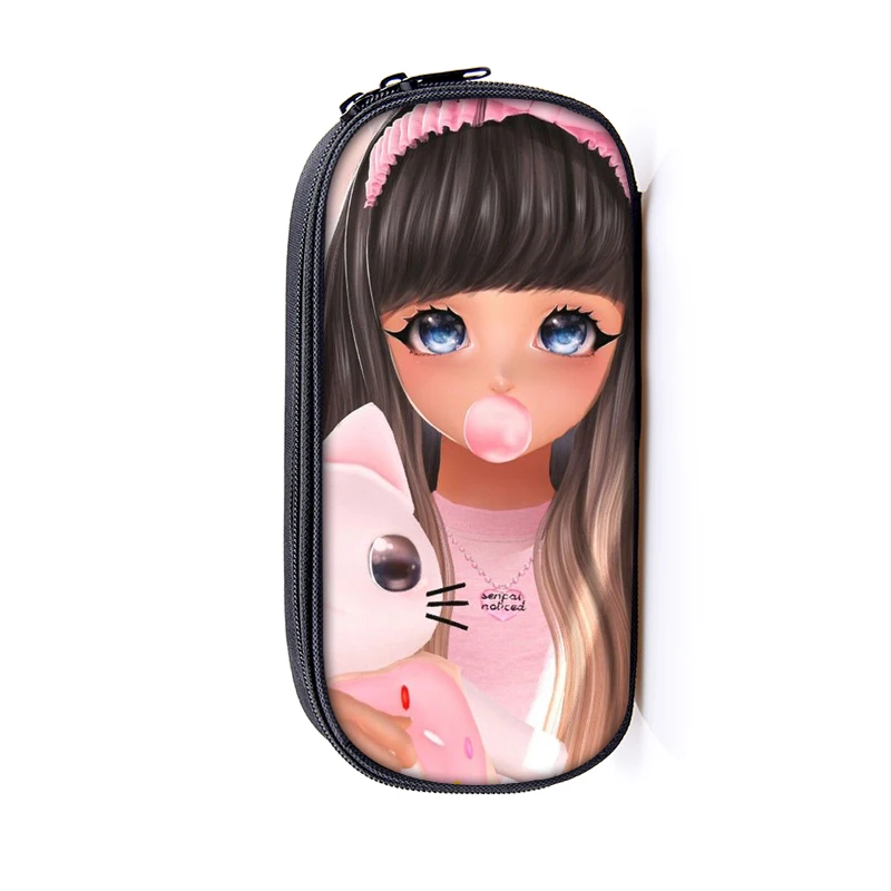 Мультяшные милые косметички для девочек женская косметичка сумка карандашей