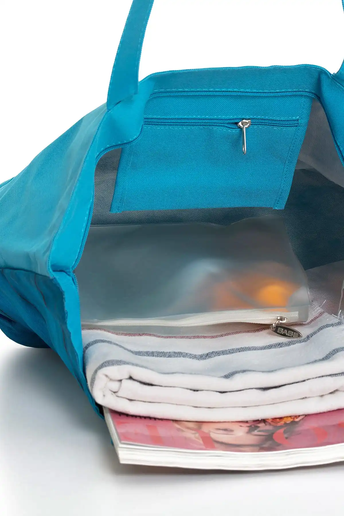 

Blue Women's Large Waterproof Beach Bag