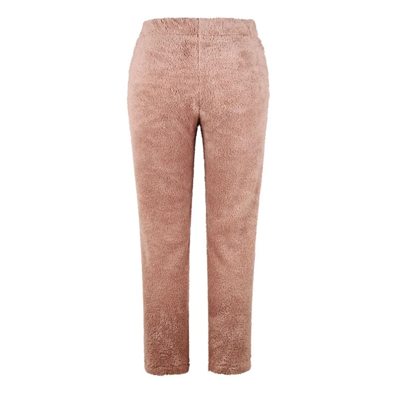 

Women'S Fashion Casual Solid Color Loose Plush Long Pants