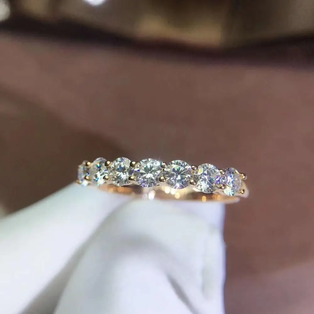 KJJEAXCMY fine jewelry Mosang Diamond 925 sterling silver new women ring support test popular hot selling | Украшения и