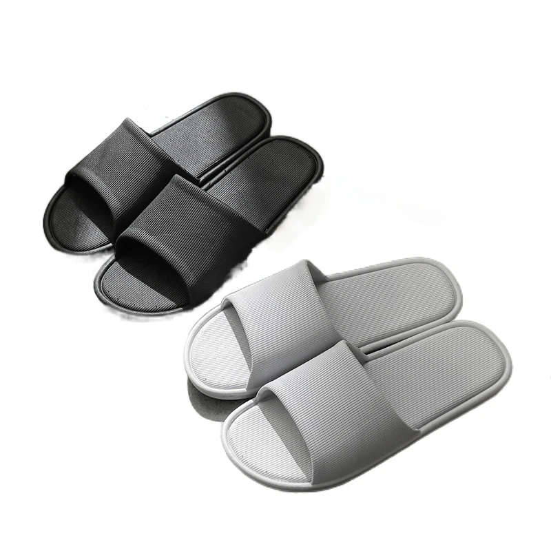 Мужские домашние Нескользящие шлепанцы для дома мягкая подошва ванной летние