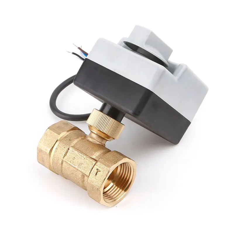 AC220V DN15 DN20 DN25 2-сторонний 3 провода Стандартный Электрический актуатор с ручным