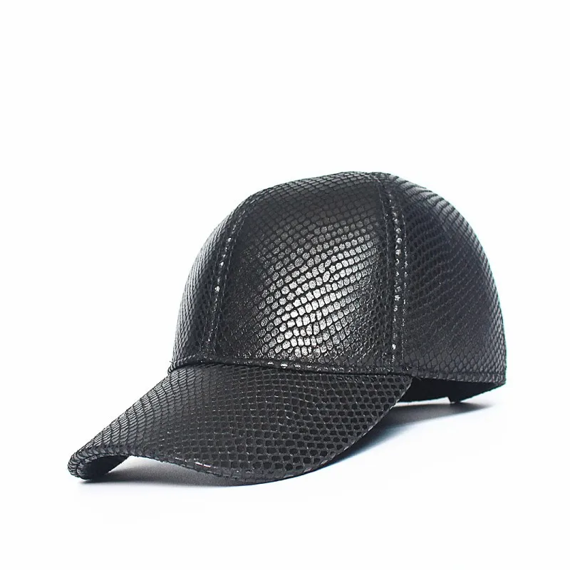 

Мужская Тонкая кожаная бейсбольная Кепка из овчины, Молодежная Кожаная шапка для среднего и пожилого возраста, весенне-осенняя Кепка B186