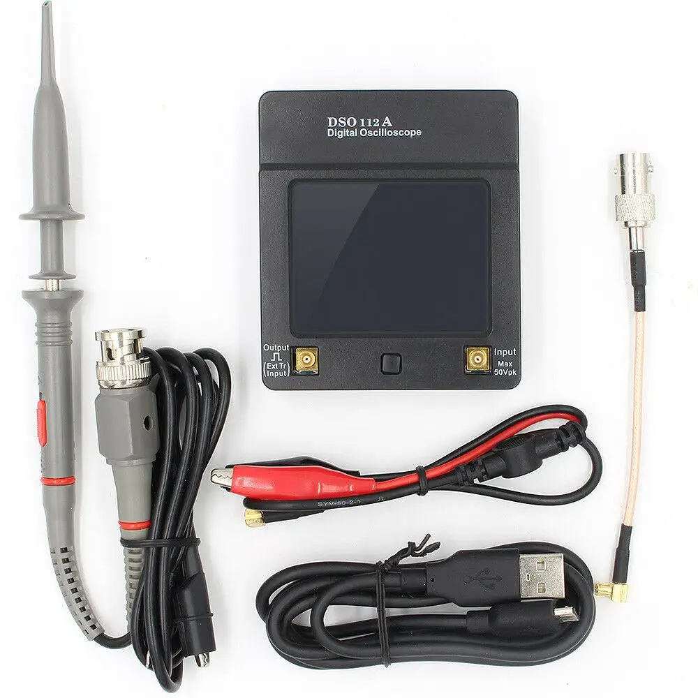 DSO112A TFT Мини цифровой осциллограф сенсорный экран портативный USB интерфейс 2 МГц
