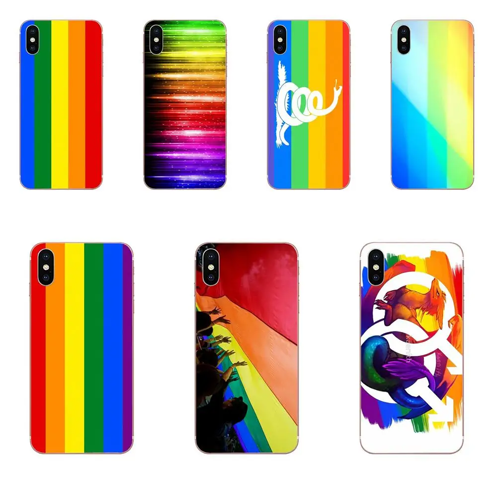 Гей лесби гордость футболка мужская ЛГБТ флаг искусство для Galaxy Alpha Note 10 Pro A10 A20 A20E