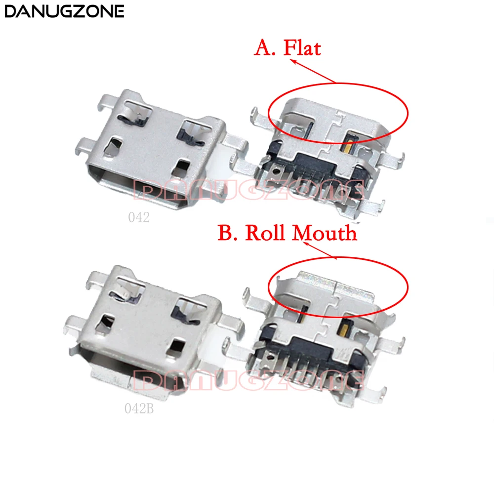 50 шт./лот Micro USB зарядная док-станция зарядный порт штепсельная розетка разъем 5Pin 5