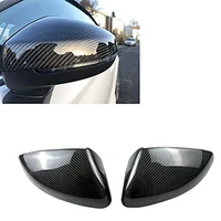 carbon fiber car rearview mirror replacement covers for audi a3 s3 rs3 20142019 side wing rearview mirror protection cover caps
