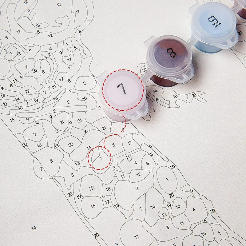 Картина по номерам для взрослых картина ванной акриловая 16 х20 дюймов | Дом и сад