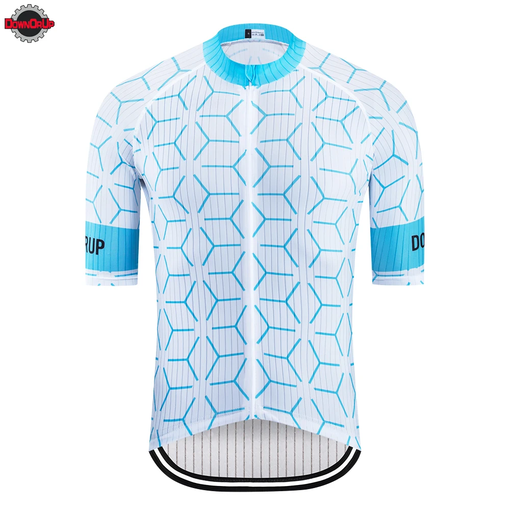 Новинка 2021 летняя велосипедная Джерси DOWNORUP Мужская одежда с коротким рукавом для