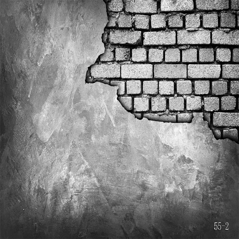 

Nitree Photo Studio Photography Props Backdrop Abstract Retro Damaged Cement Brick Wall Vinyl Background For Portrait Shooting