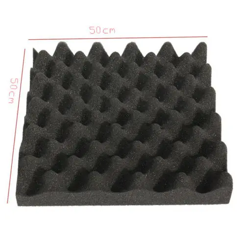 1 шт. черный звукопоглощающий пенный Панели долговечная губка изготавливаем