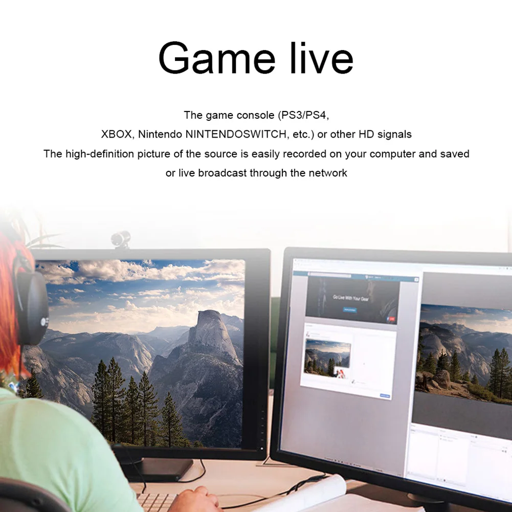 

4K 60Hz Recording Live Streaming Video Card USB3.0 DVD Game Loop Out Online Teaching Grabber Computer Components
