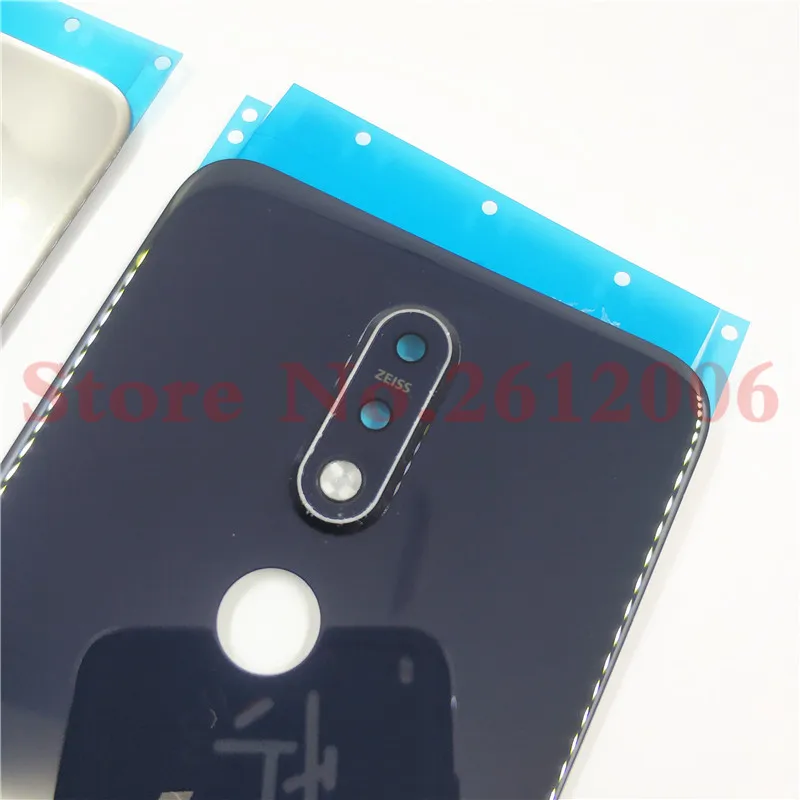 Оригинальное стекло для Nokia 7,1 TA-1100 TA-1096 TA-1095 TA-1085 TA-1097 стеклянная задняя панель корпуса крышка аккумулятора+ объектив камеры