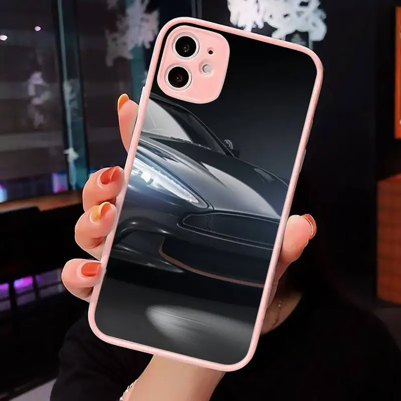

Cool car sports bust Phone Cases Matte Transparent for iPhone 7 8 11 12 s mini pro X XS XR MAX Plus cover funda
