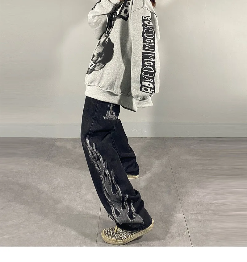 Женские джинсы Wash Jeans новинка весны 2021 модные прямые джинсовые брюки с высокой