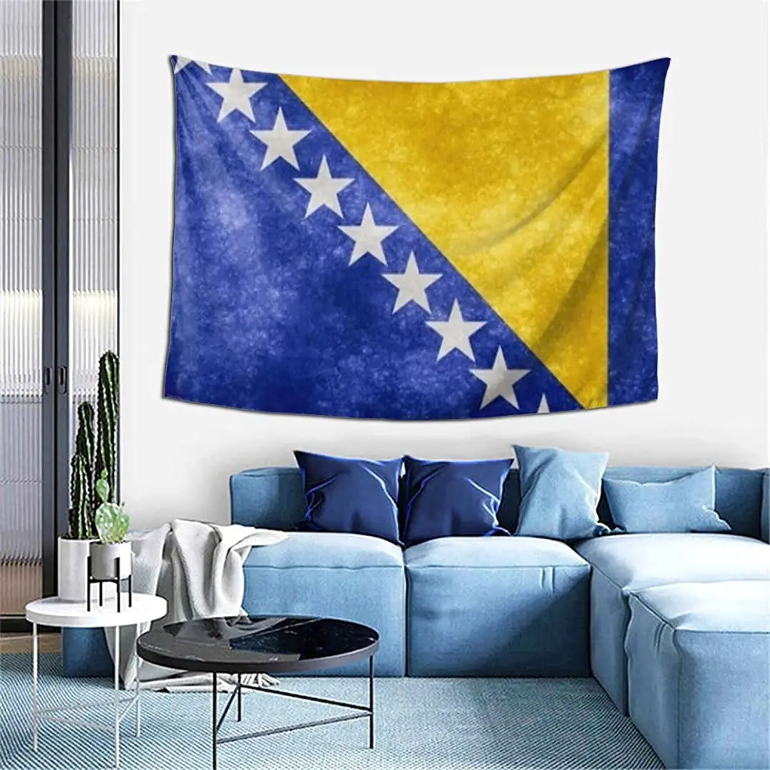 

Flag of Bosnia and Herzegovina Tapestries Decorative Tapestry Family Bedroom Tapestry 6040 inch